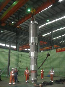 第一項目部首次成功大修廣東LNG低溫高壓泵